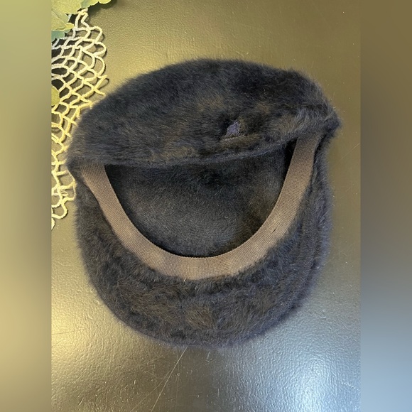 Kangol Vintage Angora Fur Blend Navy Blue Cap Hat Men’s Sz Medium - Picture 5 of 13